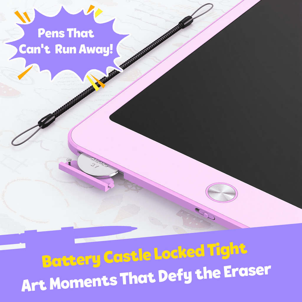 Bravokids 10" LCD writing tablet for Kids, Electronic Drawing Tablet Drawing Pad for Kids, Doodle Board as Educational and Learning Toys Birthday Gifts for Girls and Boys 3 4 5 6. 2 Pack