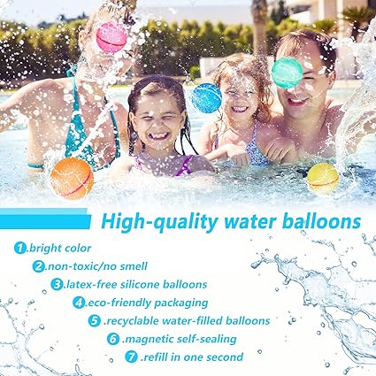 JULIOBEBE water polo balls for 3-8 years old kids  gift list njoying the summer water games revelry
