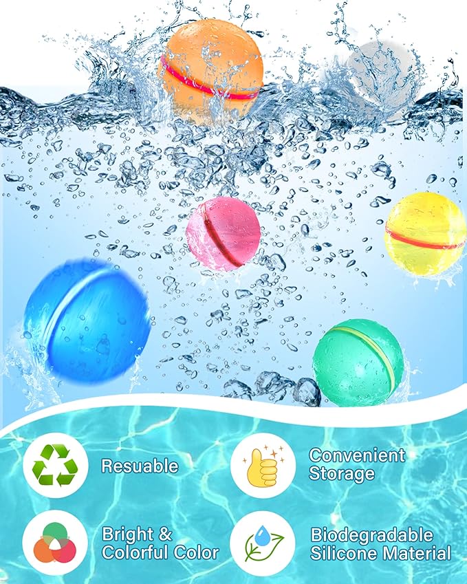 JULIOBEBE water polo balls for 3-8 years old kids  gift list njoying the summer water games revelry