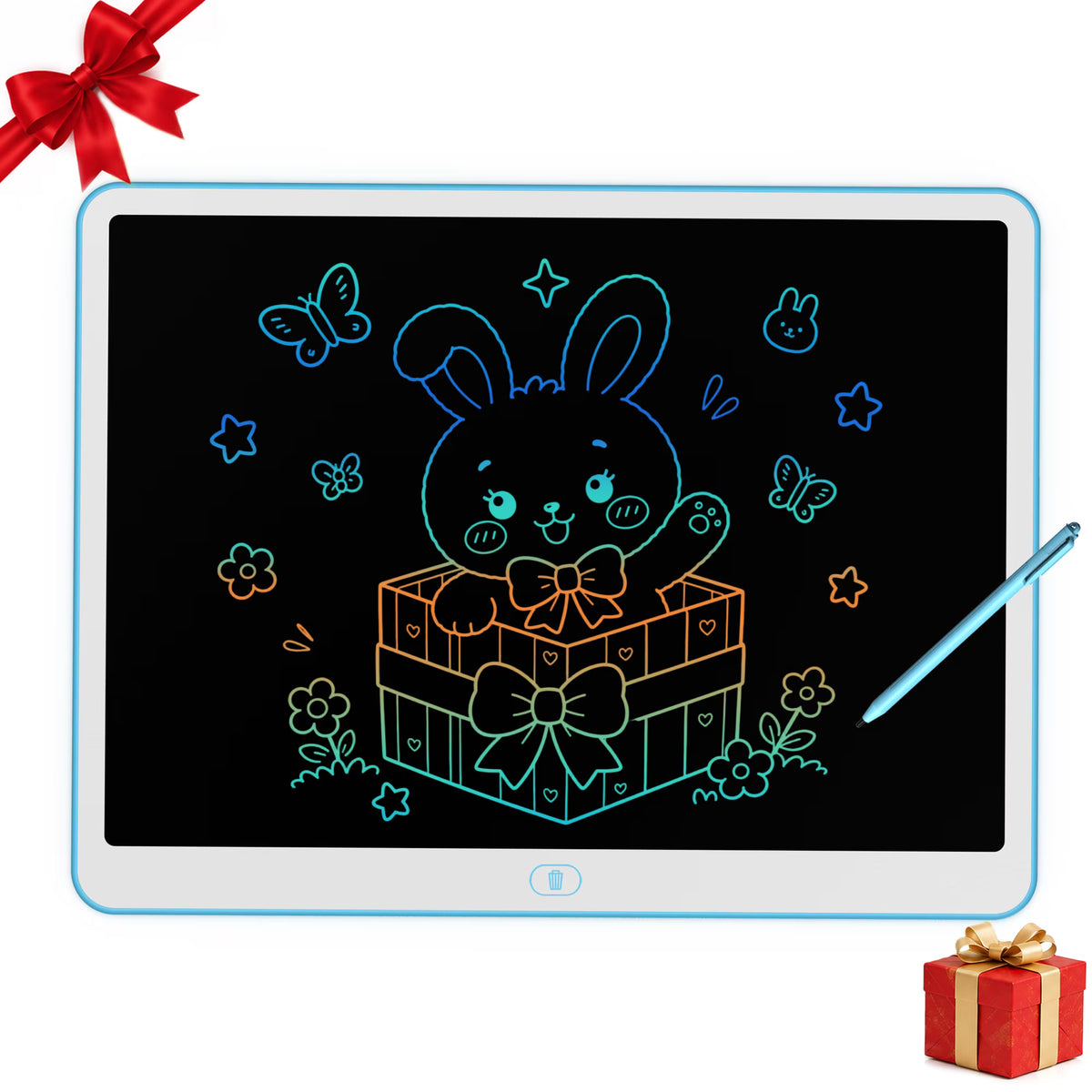 Bravokids 10" LCD writing tablet for Kids, Electronic Drawing Tablet Drawing Pad for Kids, Doodle Board as Educational and Learning Toys Birthday Gifts for Girls and Boys 3 4 5 6. 2 Pack