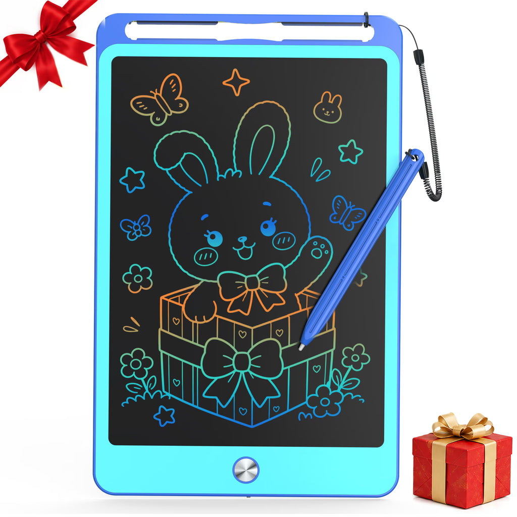 Bravokids 10" LCD writing tablet for Kids, Electronic Drawing Tablet Drawing Pad for Kids, Doodle Board as Educational and Learning Toys Birthday Gifts for Girls and Boys 3 4 5 6. 2 Pack