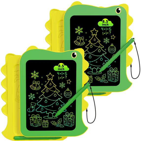 Bravokids LCD Writing Tablet for Kids, 8.5" Doodle Board with Lock Function, Erasable, Portable Toy Gifts for 3 4 5 6 Years