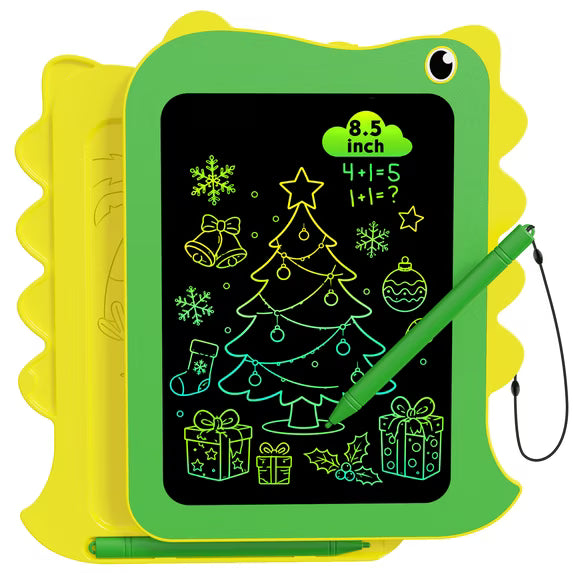 Bravokids LCD Writing Tablet for Kids, 8.5" Doodle Board with Lock Function, Erasable, Portable Toy Gifts for 3 4 5 6 Years