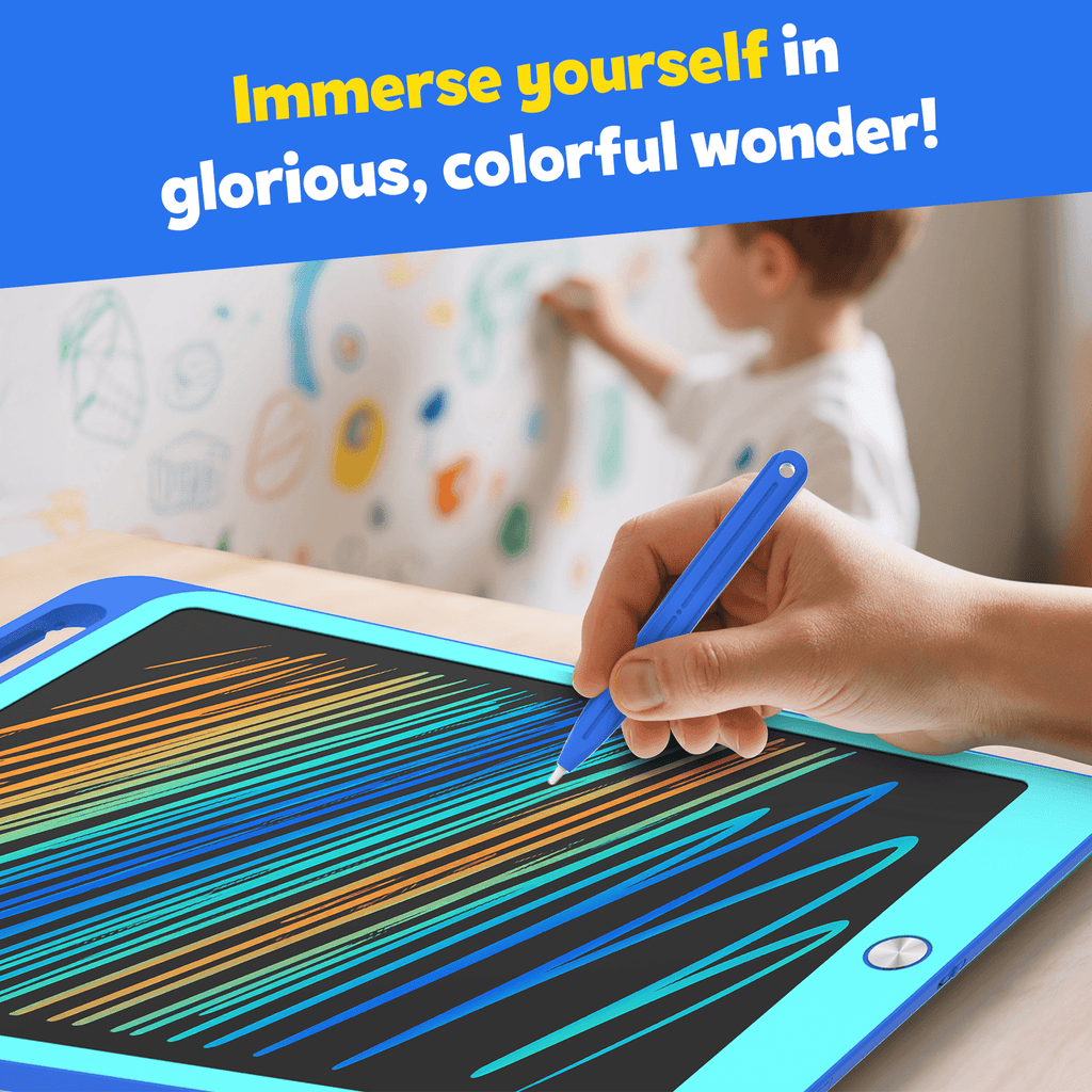 Bravokids 10" LCD writing tablet for Kids, Electronic Drawing Tablet Drawing Pad for Kids, Doodle Board as Educational and Learning Toys Birthday Gifts for Girls and Boys 3 4 5 6. 2 Pack