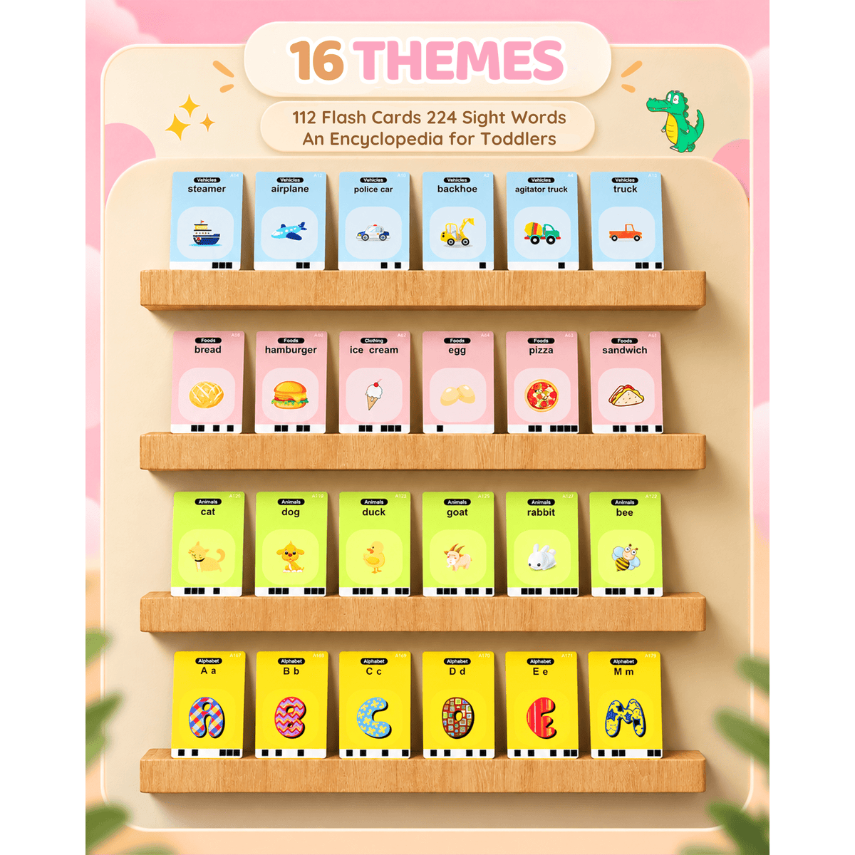 Bravokids Talking Flash Cards, Montessori-Inspired Learning System for Toddlers 1-4, Play, Learn, and Explore with 224 Words