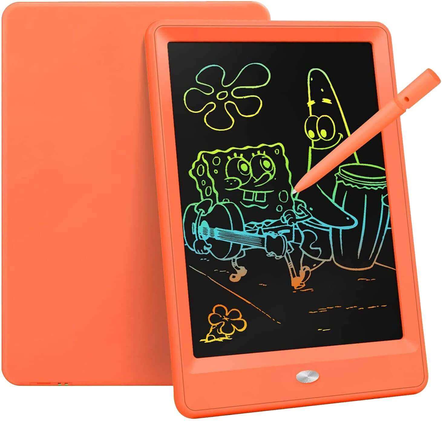 LCD Writing Tablet Kids Drawing Pad Doodle Board 12 Colorful