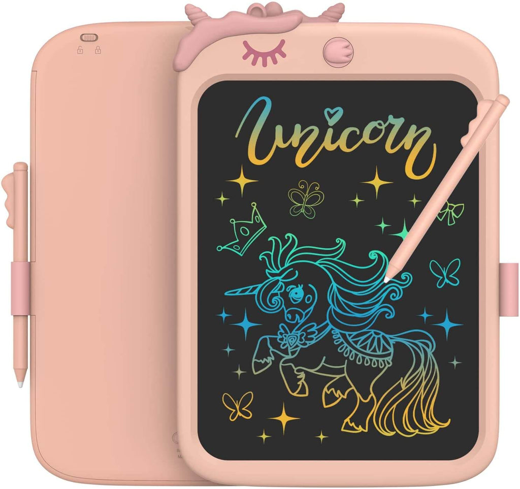 bravokids Toddler Girl Unicorn Toys Gifts - 10 LCD Writing Tablet Kids  Doodle Board Drawing Learning Sensory Toys Kids Christmas Birthday Gifts  for 3