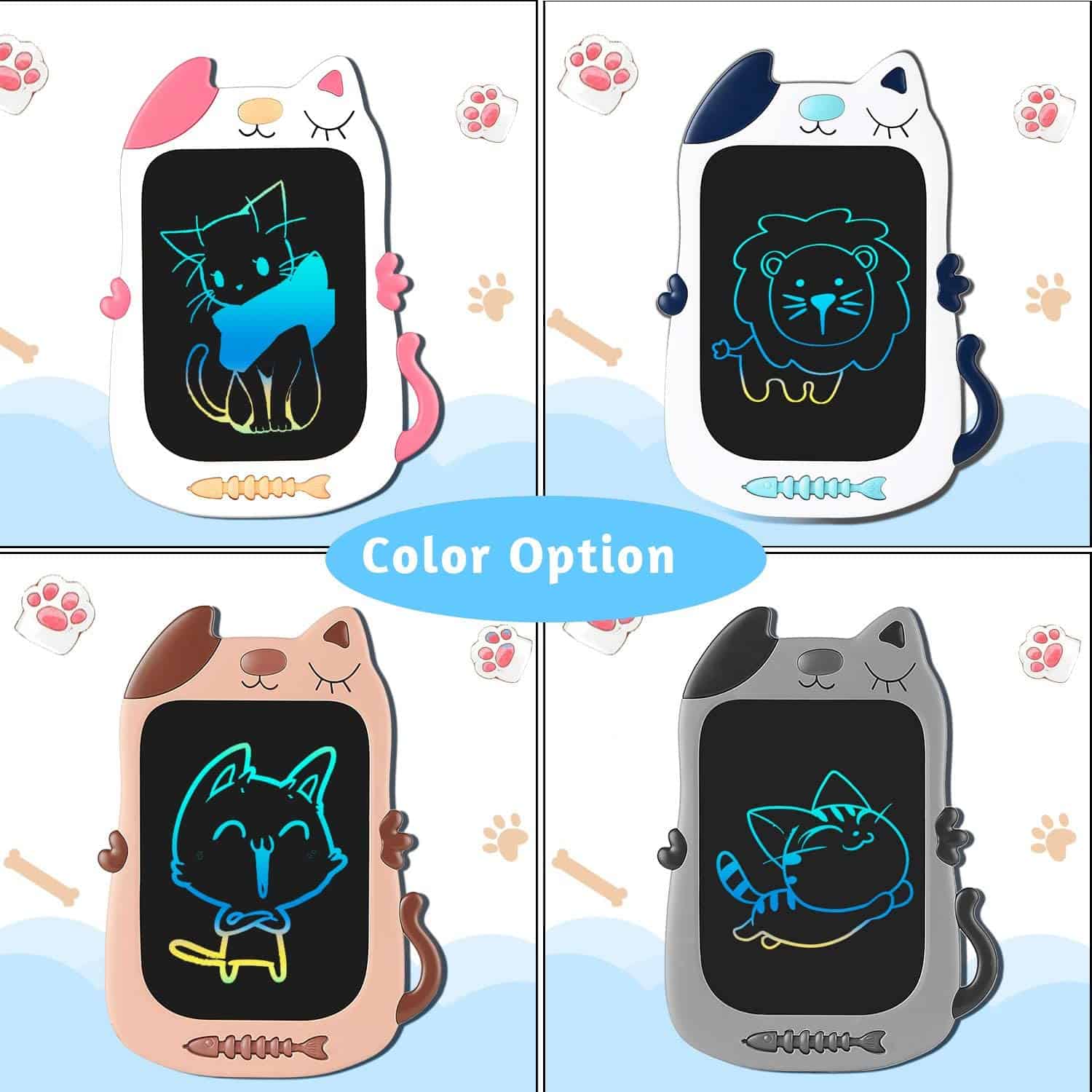 8.5 Inch Writing Tablet Cat Drawing Board