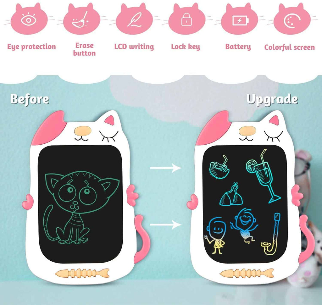 8.5 Inch Writing Tablet Cat Drawing Board