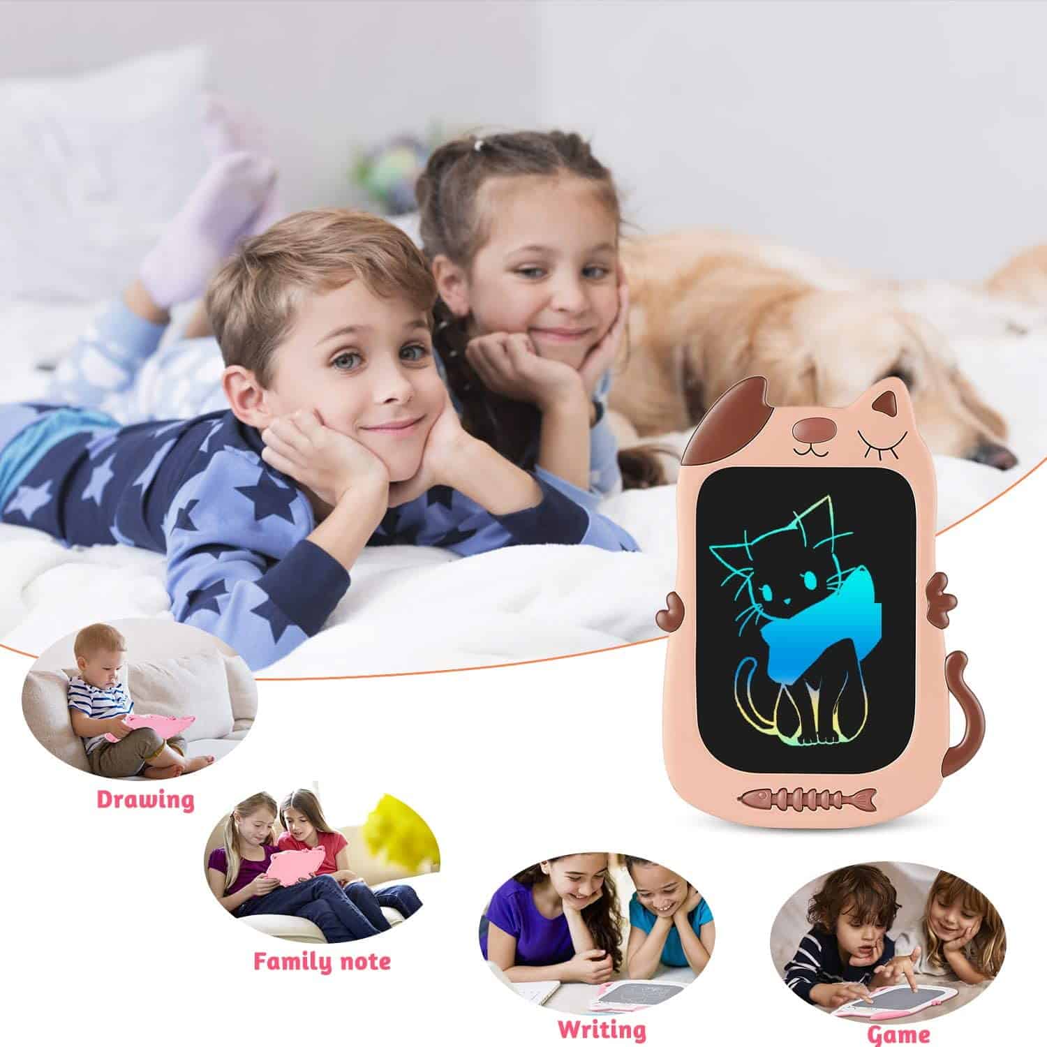 8.5 Inch Writing Tablet Cat Drawing Board