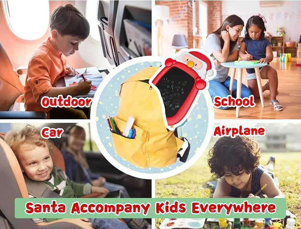 8.5 Inch Colorful Santa LCD Writing Tablet Erasable