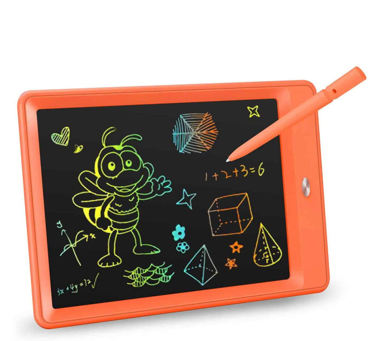 Magnetic Drawing Board Doodle Sketch Pad for 1-3 Year Old Toddler Girls/Boys  Birthday Toy Orange 