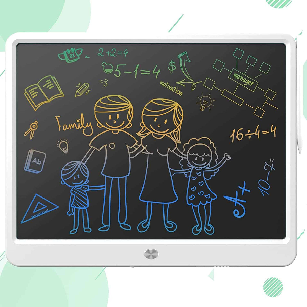 16 Pieces LCD Writing Tablet Doodle Pad for Kids 8.5 Inch LCD
