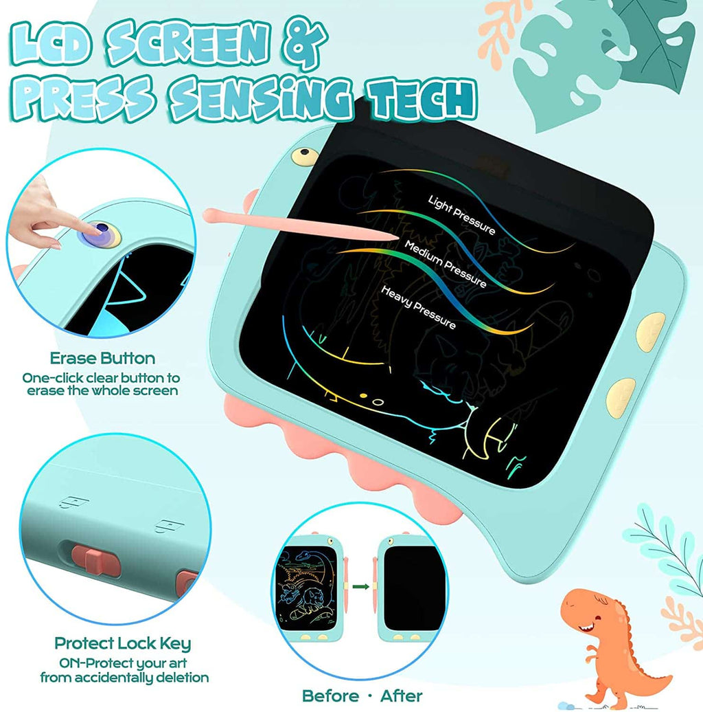 Dinosaur Doodle Board 8.5 Inch LCD Writing Tablet