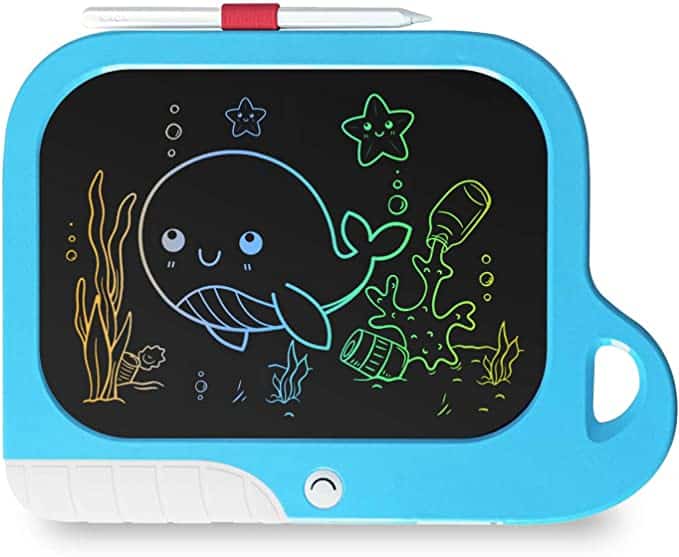 8.5 Inch Kids Learning Fish LCD Writing Tablets Doodle Board