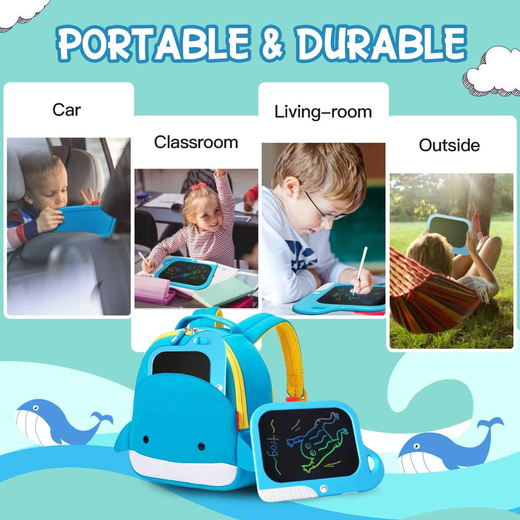 8.5 Inch Kids Learning Fish LCD Writing Tablets Doodle Board
