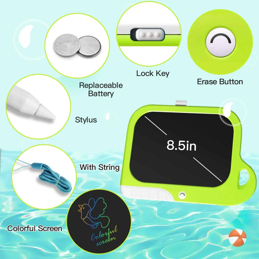 8.5 Inch Kids Learning Fish LCD Writing Tablets Doodle Board